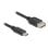 Cavo USB DeLock 81539 5 m USB-C a USB-A 2.0 Oro Nero