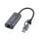 Adaptador MicroConnect MC-USBACNET2.5G USB-C a RJ-45 2,5 GbE 0,2 m Negro