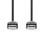Câble USB NEDIS CCGL60000BK20 2 m USB-A vers USB-A Noir