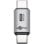 Adaptador USB-C Goobay 74448 Macho-Macho USB4 40Gbps 240W Plata