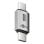 Adaptador USB-C Goobay 74448 Macho-Macho USB4 40Gbps 240W Plata
