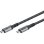 Câble USB-C Goobay 74210 USB4 40 Gbit/s Power Delivery 0,5 m Noir Gris