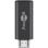 Cambiador de género Goobay 55553 Micro USB B macho a USB C hembra gris