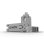 Bloqueador de port USB Lindy 40454 Kit 4 bloqueurs et 1 clé blanc ABS