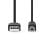 Cable USB Nedis CCGL60100BK20 2 m USB 2.0 Tipo A a Tipo B Negro