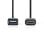 Cabo USB NEDIS CCGB61710BK02 USB-C/USB-A 0,15 m Preto OTG Alta Velocidade