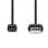 Cable USB Nedis CCGL60500BK20 2 m USB A a Micro-USB B Negro