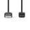Cable USB Nedis CCGL60500BK20 2 m USB A a Micro-USB B Negro