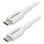 Câble USB-C StarTech.com USB2CC1MNCWHE 1m 60W 3A PD Blanc charge rapide