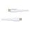 Câble USB-C StarTech.com USB2CC1MNCWHE 1m 60W 3A PD Blanc charge rapide