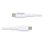 Cavo USB-C StarTech USB2CC1MNCWHE 1 m 60W 3A Bianco Carica e Dati