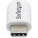 Câble USB-C StarTech.com USB2CC1MNCWHE 1m 60W 3A PD Blanc charge rapide