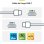 Cavo USB-C StarTech USB2CC1MNCWHE 1 m 60W 3A Bianco Carica e Dati
