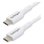 Cavo USB-C StarTech USB2CC1MNCWHE 1 m 60W 3A Bianco Carica e Dati