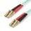 Cable de fibra óptica Startech 450FBLCLC1 OM4 LC/LC dúplex 1 m LSZH Aqua