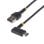 Câble USB-C StarTech R2ACR-30C-USB-CABLE 30cm Angle Droit 3A Fibre Aramide Noir