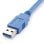 Cabo USB StarTech USB3SEXT5DSK extensão 1,5m USB 3.2 Gen 1 A-A Azul