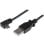 Cable USB Startech USBAUB1MRA Micro-USB B acodado derecha 1 m negro