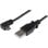 Cable USB Startech USBAUB1MRA Micro-USB B acodado derecha 1 m negro
