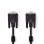Cable VGA Nedis CCGL59000BK100 10 m Conectores Macho Negro