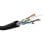 Cable de red Goobay 57199 Cat 6 U/UTP 100 m exterior negro
