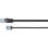 Cable de red Goobay 74324 Slim Cat 6a U/FTP 15 m negro ultraflexible
