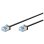 Cable de red Goobay 74324 Slim Cat 6a U/FTP 15 m negro ultraflexible