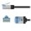 Cable de red Goobay 74324 Slim Cat 6a U/FTP 15 m negro ultraflexible