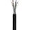 Cabo de rede Goobay 77624 Cat6a S/FTP 100 m preto alta velocidade