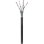 Cabo de rede Goobay 77624 Cat6a S/FTP 100 m preto alta velocidade