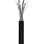 Cabo de rede Goobay 77624 Cat6a S/FTP 100 m preto alta velocidade