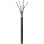 Cabo de rede Goobay 77624 Cat6a S/FTP 100 m preto alta velocidade