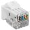 Netzwerkanschlussmodul Goobay 95739 RJ-45 Cat5e Flach Weiss UTP IDC Buchse