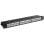 Panel de parcheo Genérica 90854 24 puertos Cat6a STP 1U negro rack