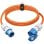 Cable alargador Goobay 76229 10 m H07RN-F 3G2.5 IP44 exterior naranja