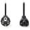 Cabo de Alimentação Nedis CEGL10130BK20 2 m Preto Schuko Macho IEC C5