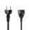 Cable de extensión NEDIS CEGL10200BK50 5 m negro CEE7/7 macho-hembra PVC