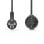 Cable de alimentación Nedis CEGP10230BK30 negro 3 m tipo E acodado