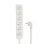 Multiprise NEDIS ESOC615E1WT 6 Prises 1,5 m blanche connexion 2P+T