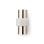 Adaptador coaxial Nedis CSGB40940WT macho a macho blanco chapado níquel