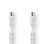 Câble coaxial Nedis CSGP40020WT30 3 m blanc antenne TV 120 dB
