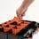 Caja di stoccaggio DeLock 18417 34 scomparti regolabili nero/arancione 320x270x80mm