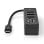 Hub USB-C NEDIS CCGB64250BK01 3x USB-A 3.0 Leitor Cartões SD/microSD