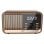 Radio réveil CGV BeBop FM Bois Bluetooth stéréo USB MicroSD 5h