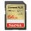 Carte SDXC Sandisk SDSDXW2-064G-GNCIN 64GB UHS-I U3 V30 Noir Or