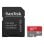 Scheda MicroSDXC Sandisk SDSQUAB-128G-GN6MT 128 GB UHS-I U1 A1 140 MB/s x2 con adattatore SD