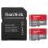 Carte mémoire Sandisk SDSQUA4-032G-GN6MT microSDHC 32 Go Classe 10 UHS-I x2 Adaptateur