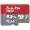 Cartão microSDXC Sandisk SDSQUAB-064G-GN6TA 64GB UHS-I U1 A1 140MB/s + Adaptador SD