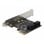 Tarjeta controladora DeLock 90010 PCI Express x1 4 puertos SATA 6 Gbps perfil bajo