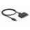 Adattatore DeLock 63803 USB-C a SATA 22 pin 0,5 m Nero